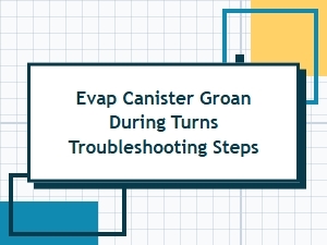 Troubleshooting the Evap Canister Groan During Turns